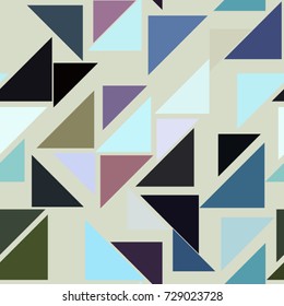 Seamless conceptual background, for web page, graphic design, catalog or texture. Pattern of triangle lines. Vector illustration graphic.