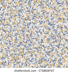 Seamless confetti sprinkles dot pattern design. Neutral monochrome color. Hand drawn playful irregular texture background. Wallpaper fresh scandinavian  home decor. Modern fashion textile all over print