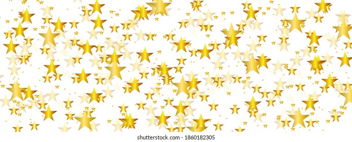 seamless confetti stars background for Christmas and new year time