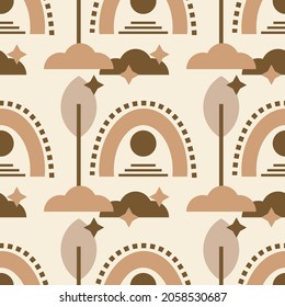 seamless contemporary pattern. vector illustration
