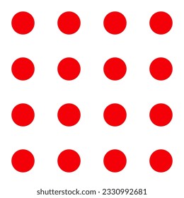 Seamless Continuous Pattern Decorative Background Red Dots Dot Polka Mountain Climber Texture Vector EPS PNG Clip Art No Transparent Background
