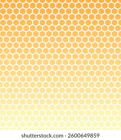Seamless contour  hexagon background. Hexagon geometric grid pattern, Abstract yellow honeycomb texture horizontal backdrop design. Abstract background with honeycombs