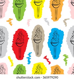 Seamless contours color torch