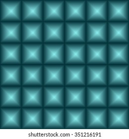 seamless convex squares - vector illustration. Surround the squares, an illusion, a 3 d image.