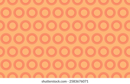 Seamless coral orange rope pattern.  Perfect for backgrounds, textile design, or website themes.  Repeatable texture evokes feelings of warmth, summer, and craftsmanship.