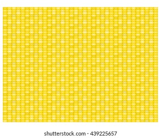 Seamless corn pattern and texture in flat style