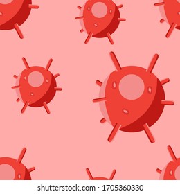Seamless covid 19 pattern and wallpaper 