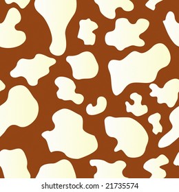 Seamless Cow Hide Pattern