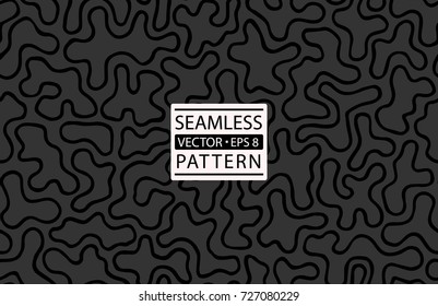 Seamless cow skin fashion pattern. Giraffe, dalmatians dog, animal fur skin texture pattern.Cow textile print. Camouflage background wallpaper. Seamless black and white vector background