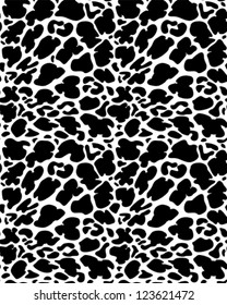 Seamless Cow Skin Pattern