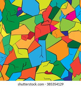 Seamless cracked surface . Background for design. Tile.