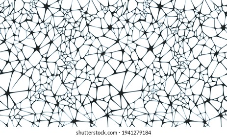 Seamless crashed surface pattern. Modern stylish abstract texture spiderwebbed with cracks. Vector ornamental background.