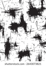 Seamless Crayon Scribble Pattern for Child-Friendly and Playful Designs