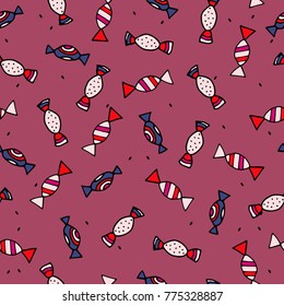 seamless, cream, candy, pattern, vector, food, sweet, background, wallpaper, dessert, cute, cartoon, illustration, design, celebration, party, birthday, happy, decoration, tasty, set, texture, lollypo