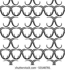 Seamless creative background. Vector.
