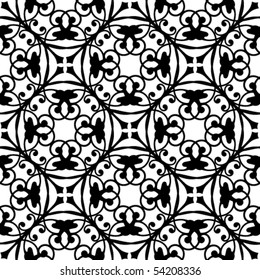 Seamless creative background. Vector.