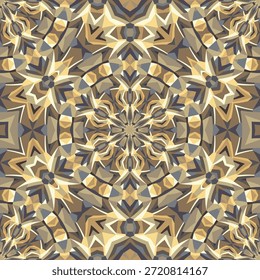 padrão geométrico criativo sem costura, ornamento, fundo floral abstrato moderno, impressão de moda, decoração vetorial original