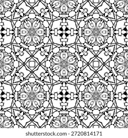 padrão geométrico criativo sem costura, ornamento, fundo floral abstrato moderno, impressão de moda, decoração vetorial original