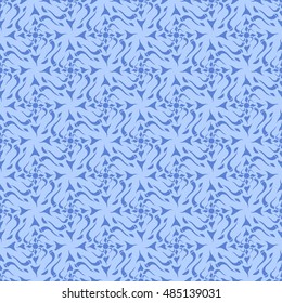 Seamless creative hand-drawn pattern of abstract elements. Vector illustration. 