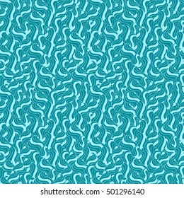 Seamless creative hand-drawn pattern of abstract elements. Vector illustration. 