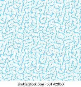 Seamless creative hand-drawn pattern of abstract elements. Vector illustration. 