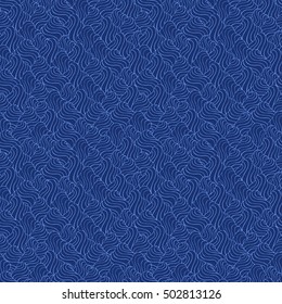 Seamless creative hand-drawn pattern of abstract elements. Vector illustration.