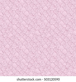 Seamless creative hand-drawn pattern of abstract elements. Vector illustration.
