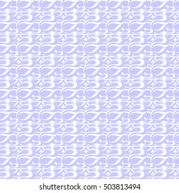 Seamless creative hand-drawn pattern of abstract smooth elements. Vector illustration.