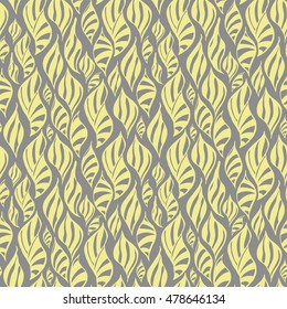 Seamless creative hand-drawn pattern of striped elements. Vector illustration.