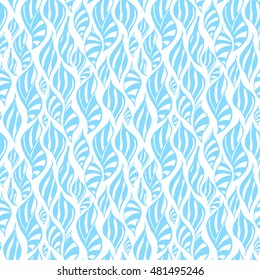 Seamless creative hand-drawn pattern of striped elements. Vector illustration.
