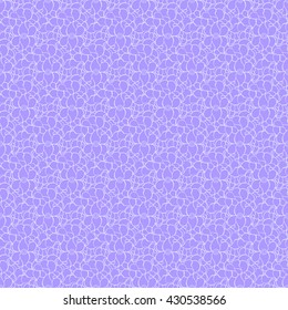 Seamless creative hand-drawn pattern of stylized flowers in pale lavender and light lilac colors. Vector illustration.