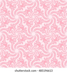 Seamless creative hand-drawn pattern of stylized flowers. Vector illustration.