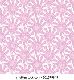 Seamless creative hand-drawn pattern of stylized flowers. Vector illustration.