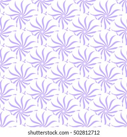 Seamless creative hand-drawn pattern of stylized flowers. Vector illustration.