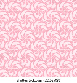 Seamless creative hand-drawn pattern of stylized flowers. Vector illustration.