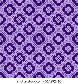 Seamless creative hand-drawn pattern of stylized flowers. Vector illustration.