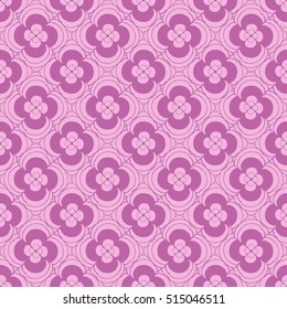 Seamless creative hand-drawn pattern of stylized flowers. Vector illustration.