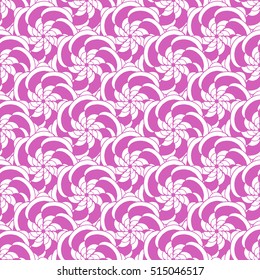 Seamless creative hand-drawn pattern of stylized flowers. Vector illustration.
