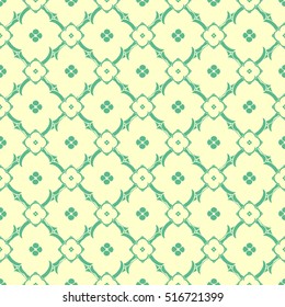 Seamless creative hand-drawn pattern of stylized flowers. Vector illustration.
