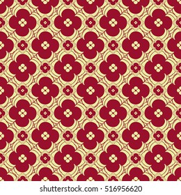 Seamless creative hand-drawn pattern of stylized flowers. Vector illustration.