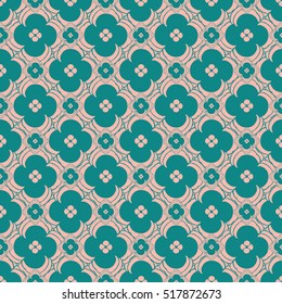 Seamless creative hand-drawn pattern of stylized flowers. Vector illustration.