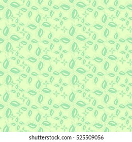Seamless creative hand-drawn pattern of stylized flowers. Vector illustration.