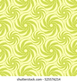 Seamless creative hand-drawn pattern of stylized flowers. Vector illustration.