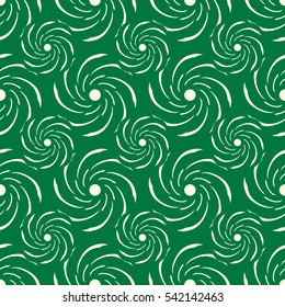Seamless creative hand-drawn pattern of stylized flowers. Vector illustration.
