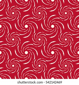 Seamless creative hand-drawn pattern of stylized flowers. Vector illustration.