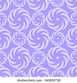 Seamless creative hand-drawn pattern of stylized flowers. Vector illustration.
