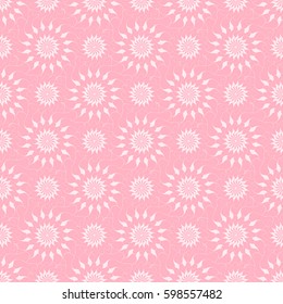 Seamless creative hand-drawn pattern of stylized flowers. Vector illustration.