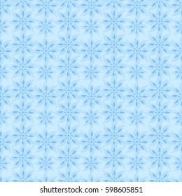 Seamless creative hand-drawn pattern of stylized flowers. Vector illustration.