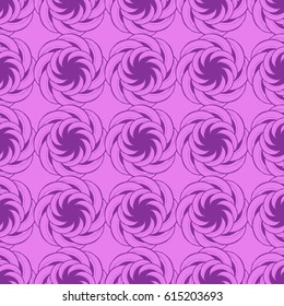 Seamless creative hand-drawn pattern of stylized flowers. Vector illustration.