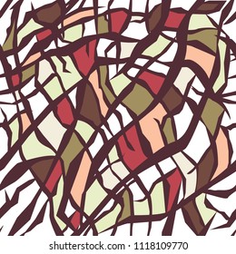 Seamless creative mosaic geometric vector background.